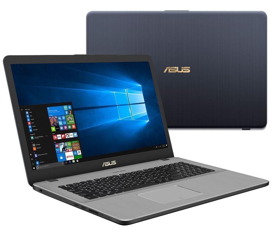 

Ноутбук ASUS VivoBook Pro 17 N705UD-GC072T 90NB0GA1-M02140 (Intel Core i7-8550U 1.8 GHz/8192Mb/1000Gb/No ODD/nVidia GeForce GTX 1050 2048Mb/Wi-Fi/Bluetooth/Cam/17.3/1920x1080/Windows 10 64-bit), N705UD-GC072T