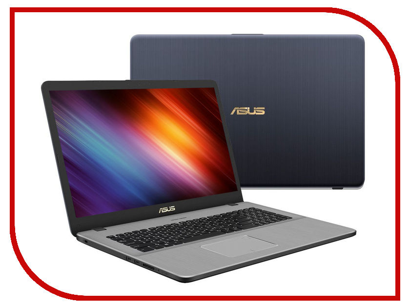 

Ноутбук ASUS VivoBook Pro 17 N705UD-GC173 90NB0GA1-M02580 (Intel Core i7-8550U 1.8 GHz/16384Mb/1000Gb + 128Gb SSD/No ODD/nVidia GeForce GTX 1050 2048Mb/Wi-Fi/Bluetooth/Cam/17.3/1920x1080/Endless)