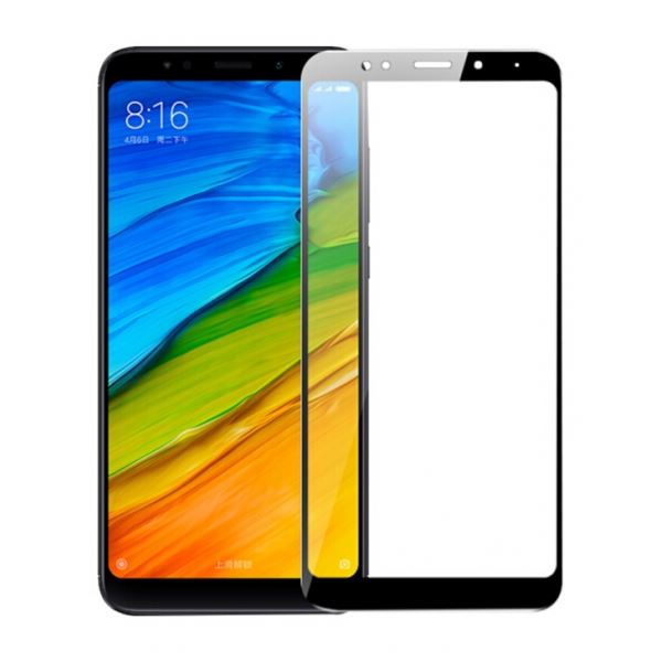 фото Аксессуар Закаленное стекло DF для Xiaomi Redmi 5 Full Screen xiColor-22 Black Df-group