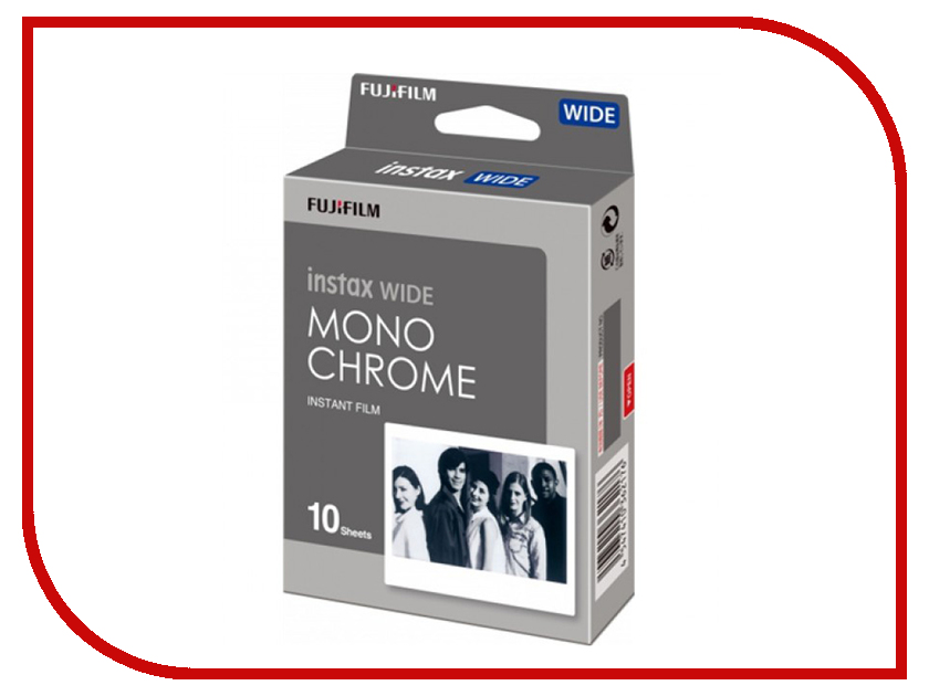 

Fujifilm Monochrome 10/1PK для Instax Wide 300 / 210 16564101, 16564101