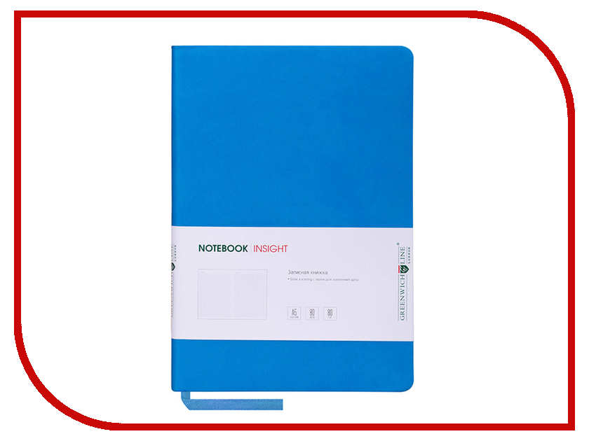 

Ежедневник Greenwich Line А5 Insight Blue Lime Green NA5CR-11217