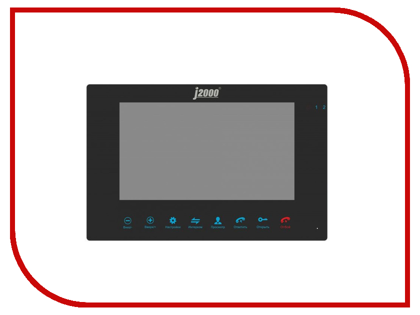 

Видеодомофон J2000 DF-Вероника DVR Black