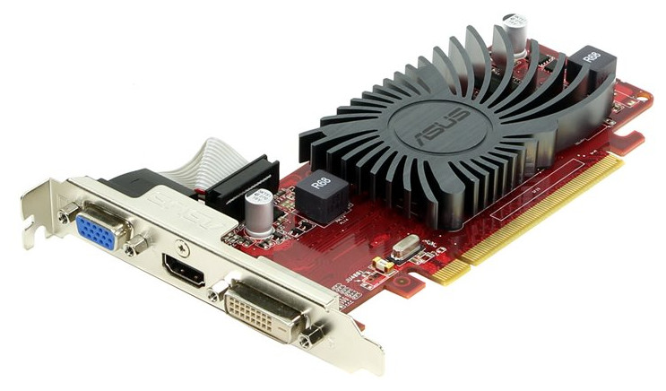 

Видеокарта ASUS Radeon R5 230 625MHz PCI-E 2.1 1024Mb 600MHz 64 bit DVI HDMI HDCP R5230-SL-1GD3-L, R5230-SL-1GD3-L