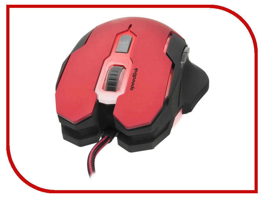 

Мышь Speed-Link Contus Black-Red SL-680002-BKRD