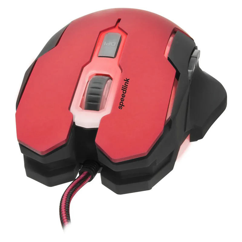 Мышь Speedlink Contus Black-Red SL-680002-BKRD мышь speedlink xito gaming mouse black red проводная для pc sl 680009 bkrd