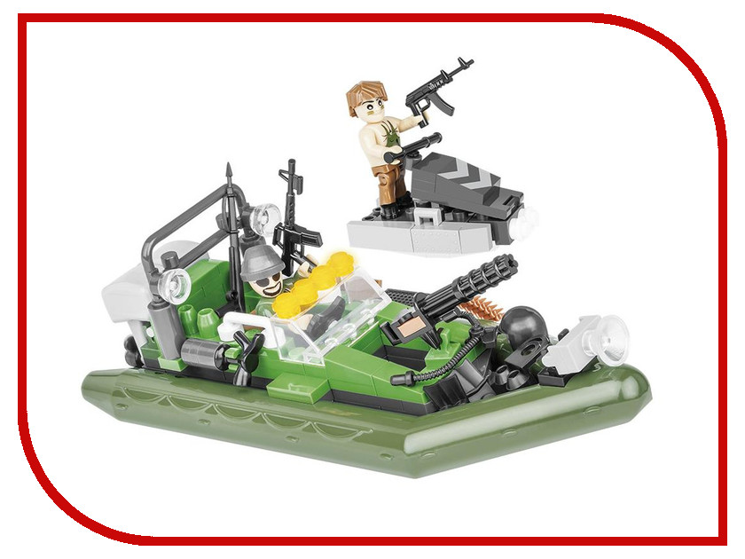 

Конструктор Cobi Small Army Патрульная лодка 140 дет. 2163, Патрульная лодка