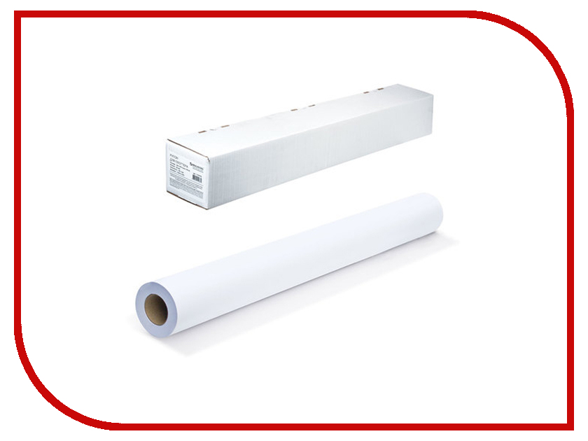 

Рулон для плоттера Brauberg 594mm x 175m втулка 76mm 80g/m2 110454, Рулон для плоттера 594mm x 175m