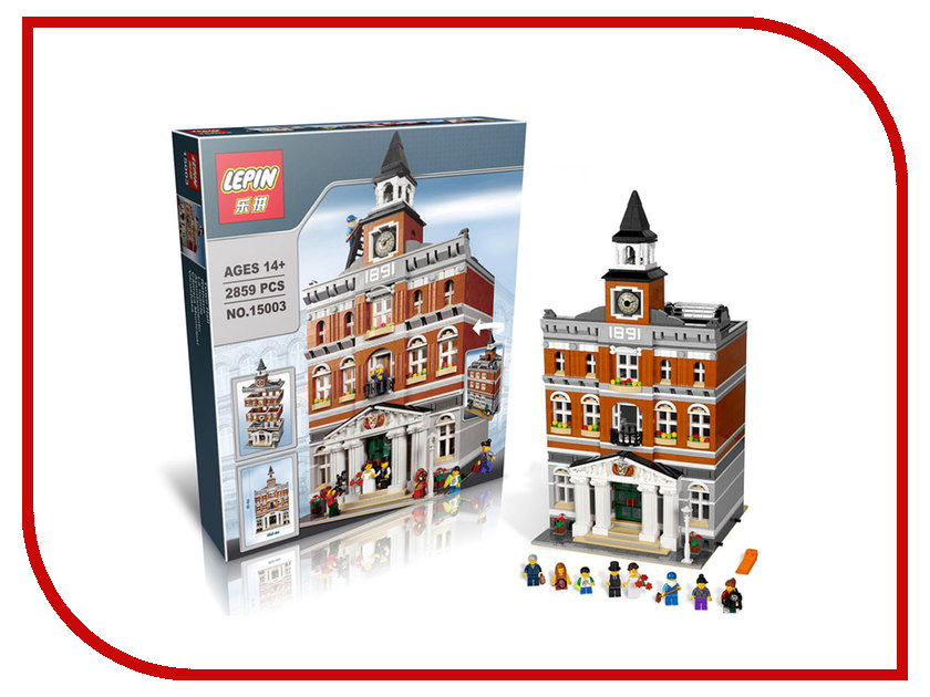 

Конструктор Lepin Городская Ратуша 2859 дет. 15003