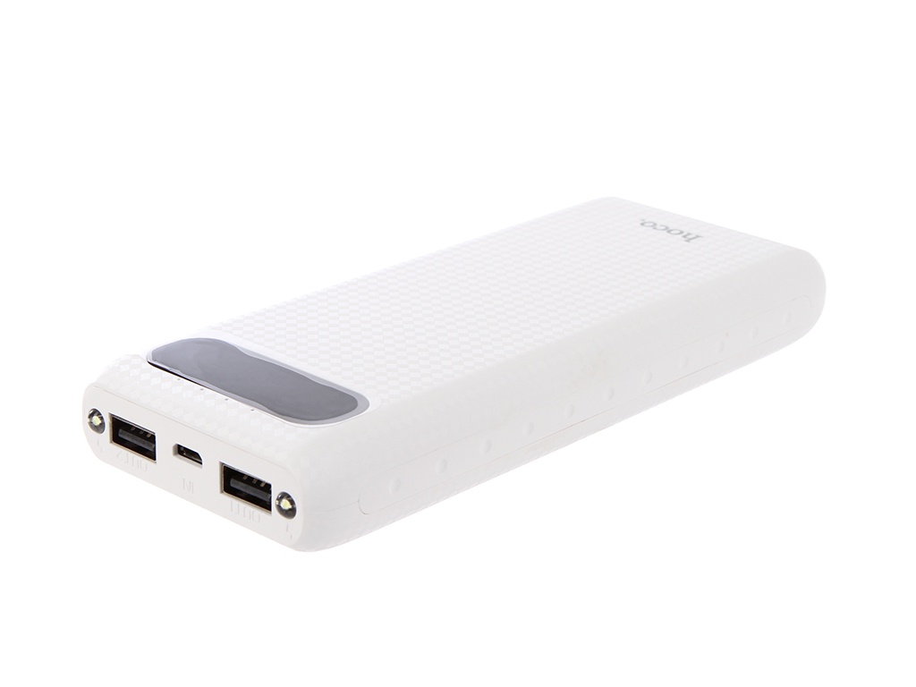 фото Внешний аккумулятор hoco power bank b20a mige 20000mah white