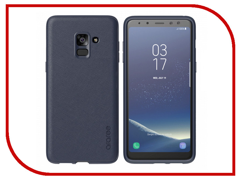 

Аксессуар Чехол Samsung Galaxy A8 2018 Araree Airfit Prime Blue GP-A530KDCPBIB