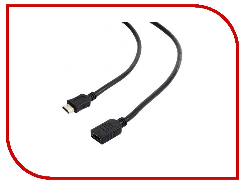 

Аксессуар Gembird Cablexpert HDMI 19M/19F v2.0 0.5m Black CC-HDMI4X-0.5M