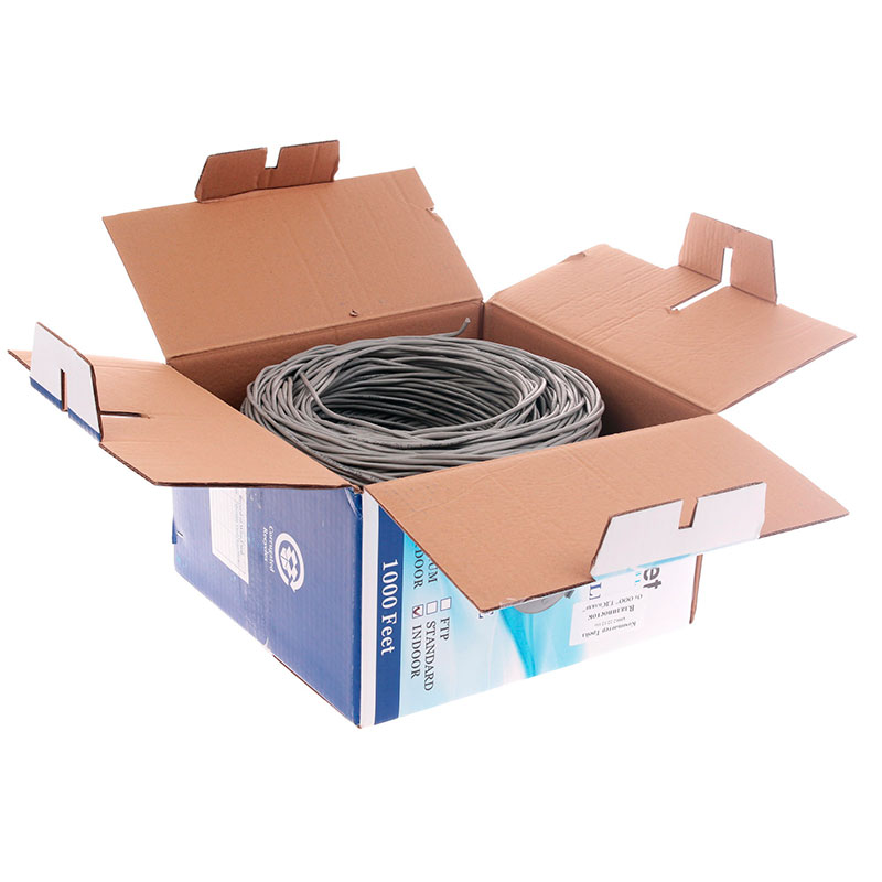 Сетевой кабель SkyNet Premium UTP cat.5e 305m Grey CSP-UTP-2-CU