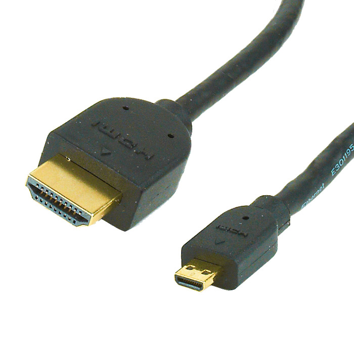 фото Аксессуар Gembird Cablexpert HDMI-microHDMI 19M v1.3 3m Black CC-HDMID-10