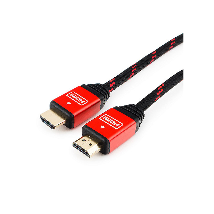 фото Аксессуар gembird cablexpert gold hdmi m/m v1.4 3m red cc-g-hdmi02-3m