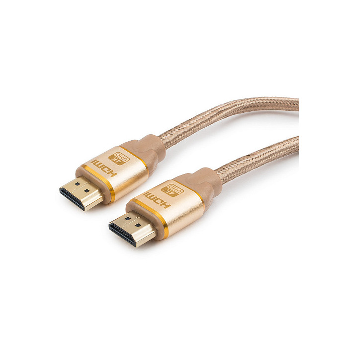 фото Аксессуар Gembird Cablexpert Gold HDMI M/M v1.4 7.5m Gold CC-G-HDMI03-7.5M