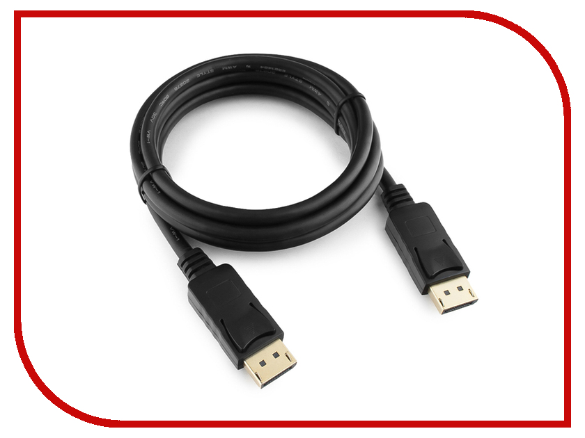 фото Аксессуар Gembird Cablexpert DisplayPort 20M/20M v1.2 1.8m Black CC-DP2-6