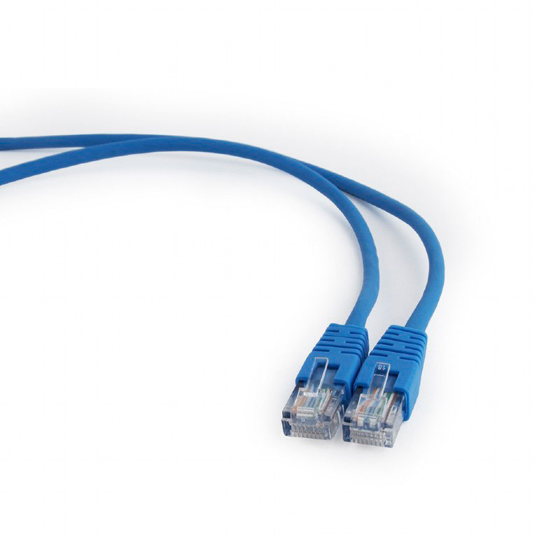 фото Сетевой кабель gembird cablexpert utp cat.5e 0.25m blue pp12-0.25m/b