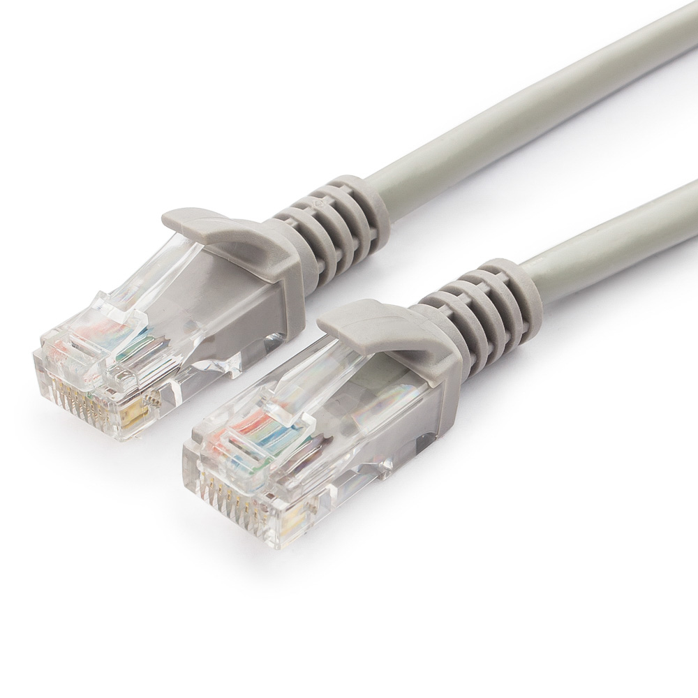 цена Сетевой кабель Gembird Cablexpert UTP cat.5e 7.5m Grey PP12-7.5M