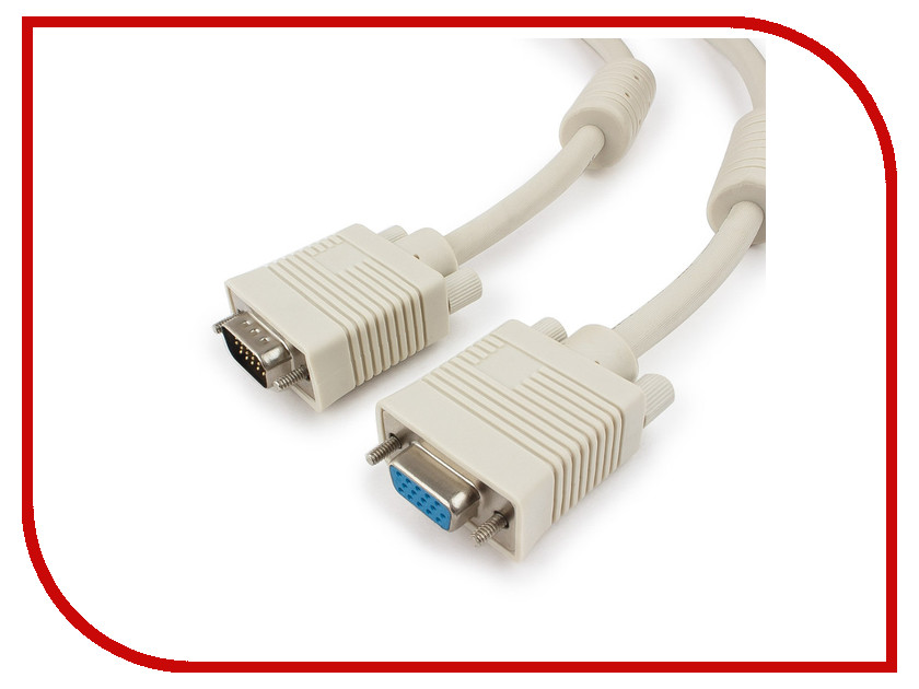 фото Аксессуар Gembird Cablexpert Premium VGA 15M/15F 5m CC-PPVGAX-5M