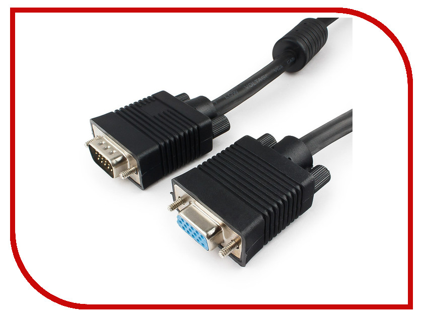 

Аксессуар Gembird Cablexpert Premium VGA 15M/15F 10m Black CC-PPVGAX-10M-B