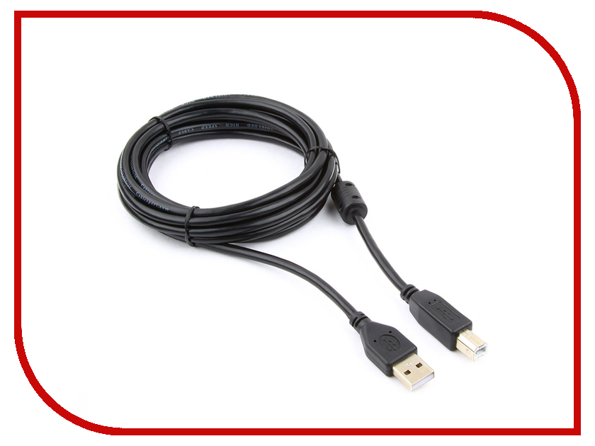 

Аксессуар Gembird Cablexpert Pro USB 2.0 AM/BM 3m Black CCF-USB2-AMBM-10