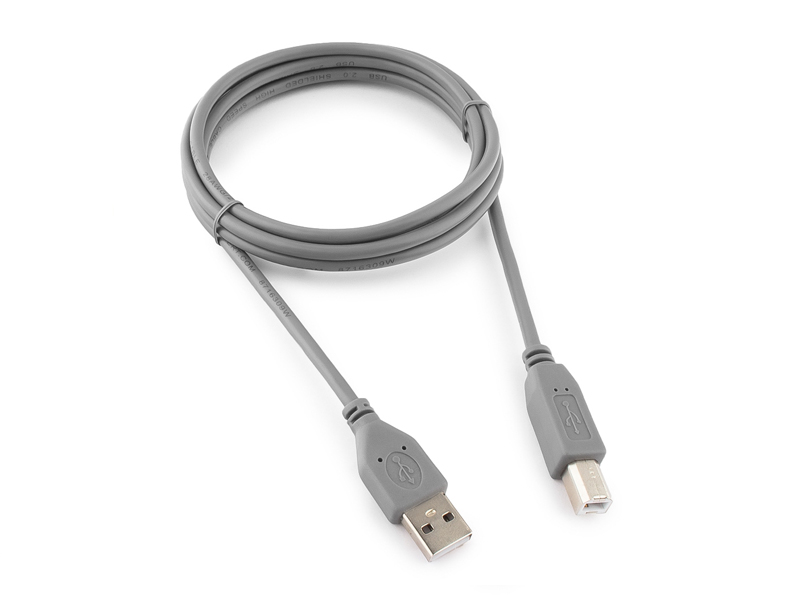 Аксессуар Gembird Cablexpert Pro USB 2.0 AM/BM 1.8m Grey CCP-USB2-AMBM-6G