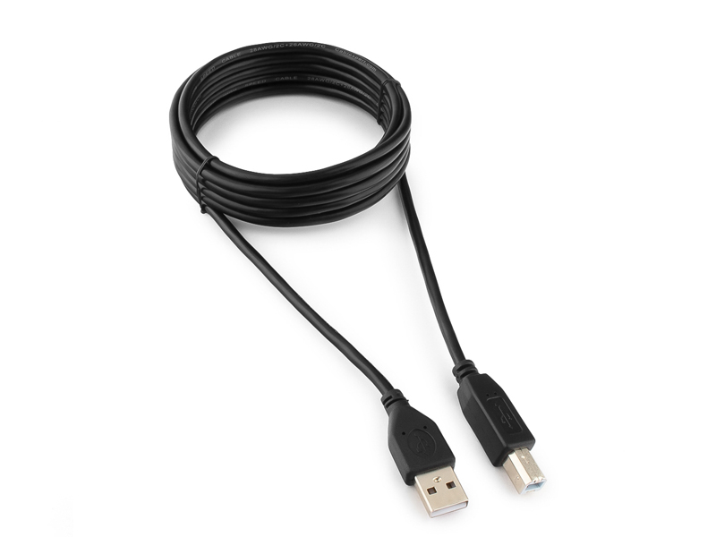 Аксессуар Gembird Cablexpert Pro USB 2.0 AM/BM 3m Black CCP-USB2-AMBM-10