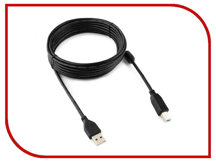 

Аксессуар Gembird Cablexpert Pro USB 2.0 AM/BM 4.5m Black CCP-USB2-AMBM-15