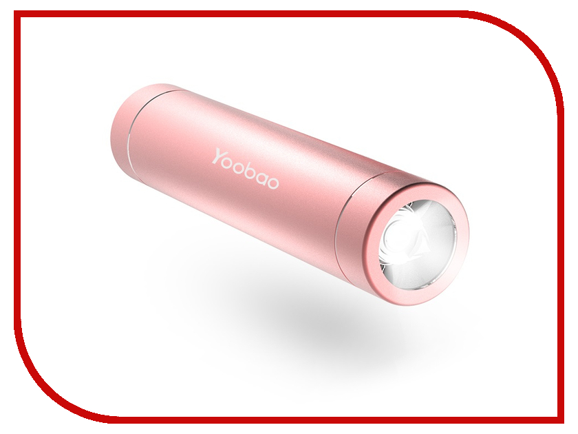 

Аккумулятор Yoobao Power Bank T25 2500mAh Pink