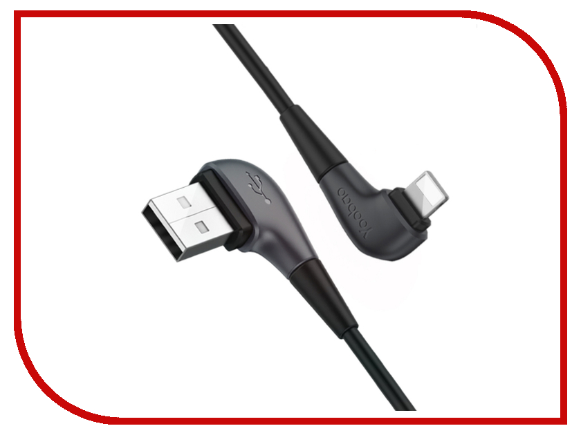 

Аксессуар Yoobao Elbow USB - Lightning YB-425 Black