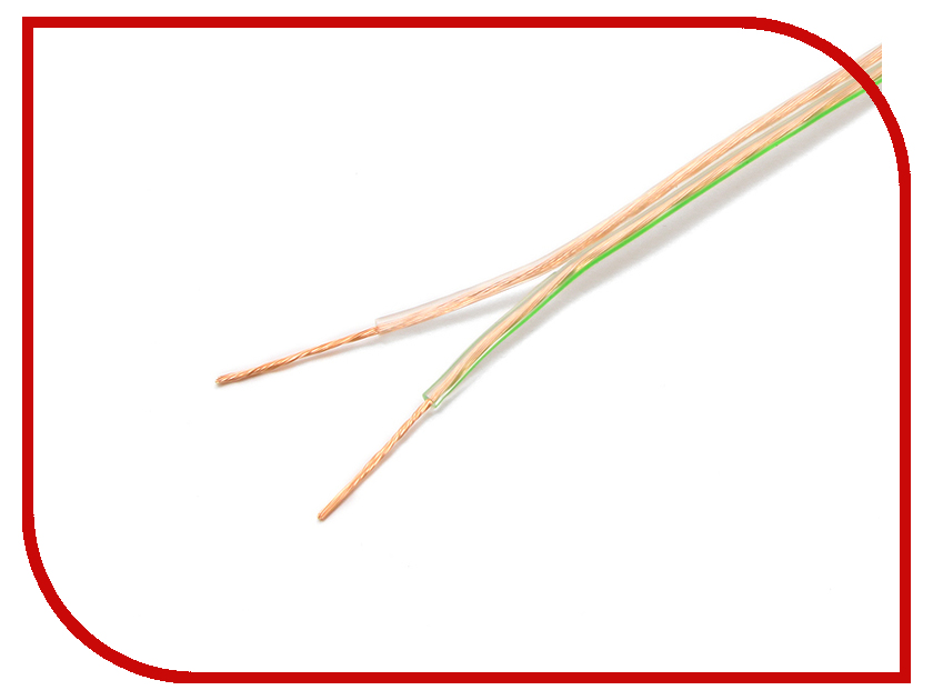 

Аксессуар Акустический кабель Gembird Cablexpert CC-TC2x0.5-50M 50m Transparent