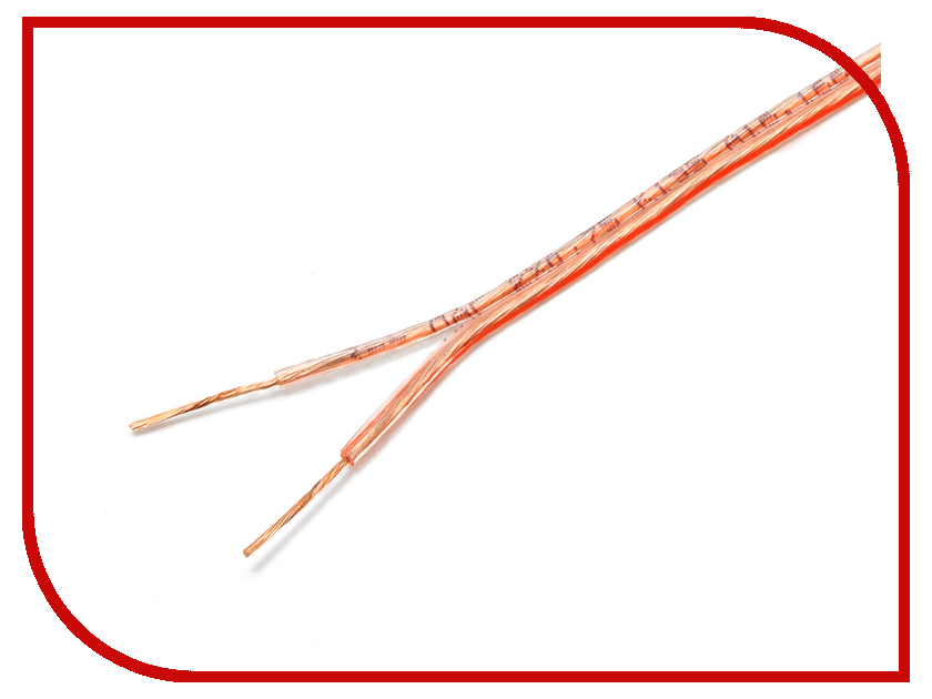 

Аксессуар Акустический кабель Gembird Cablexpert CC-TC2x0.75-50M 50m Transparent
