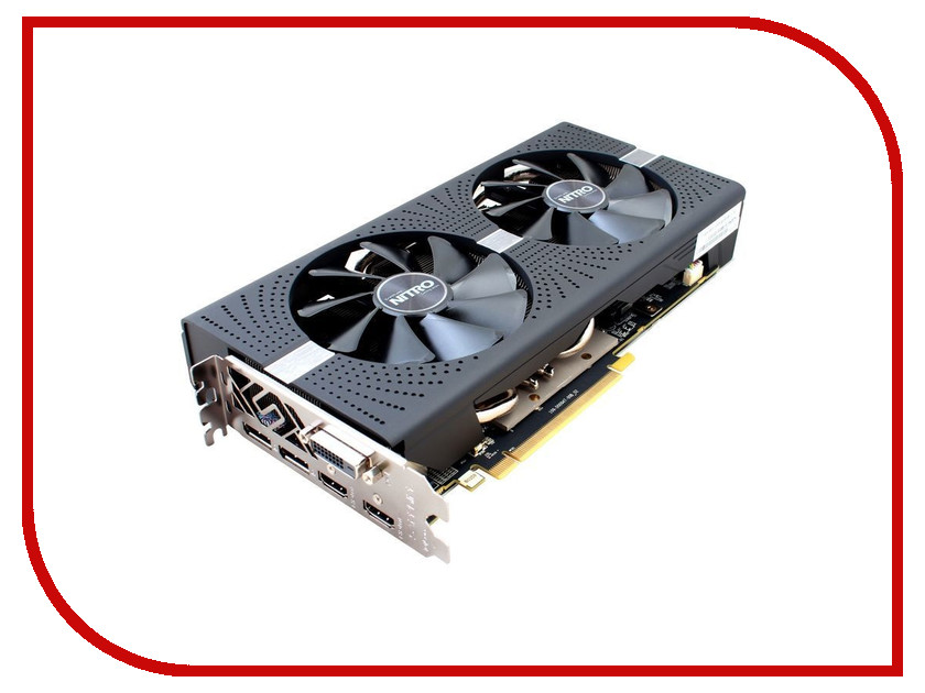 фото Видеокарта Sapphire Nitro+ Radeon RX 580 4G 1411Mhz PCI-E 3.0 4096Mb 8000Mhz 256 bit DVI 2xHDMI 11265-31-20G