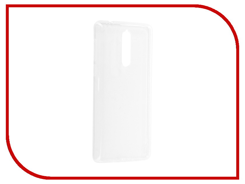 

Аксессуар Чехол Nokia 8 Svekla Silicone Transparent SV-NO8-WH