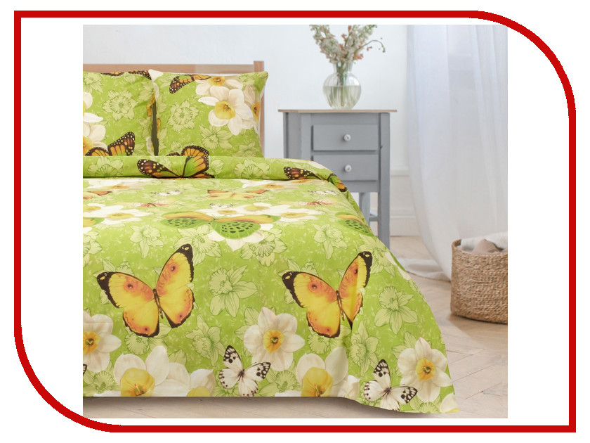 

Постельное белье Этель Весна вид 2 Комплект Евро Поплин 1089526