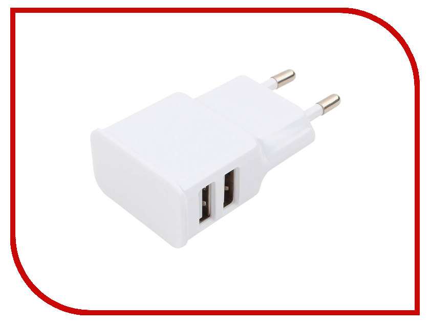 

Зарядное устройство Gembird Cablexpert 2xUSB 2.1A MP3A-PC-11 White