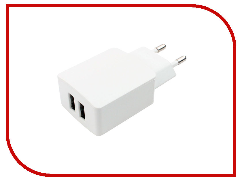 

Зарядное устройство Gembird Cablexpert 2xUSB 2.1A MP3A-PC-13 White