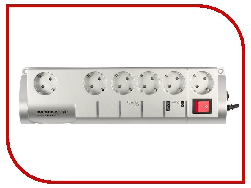 

Сетевой фильтр Power Cube Garant 5+1 Socket 3m Grey SIS-10