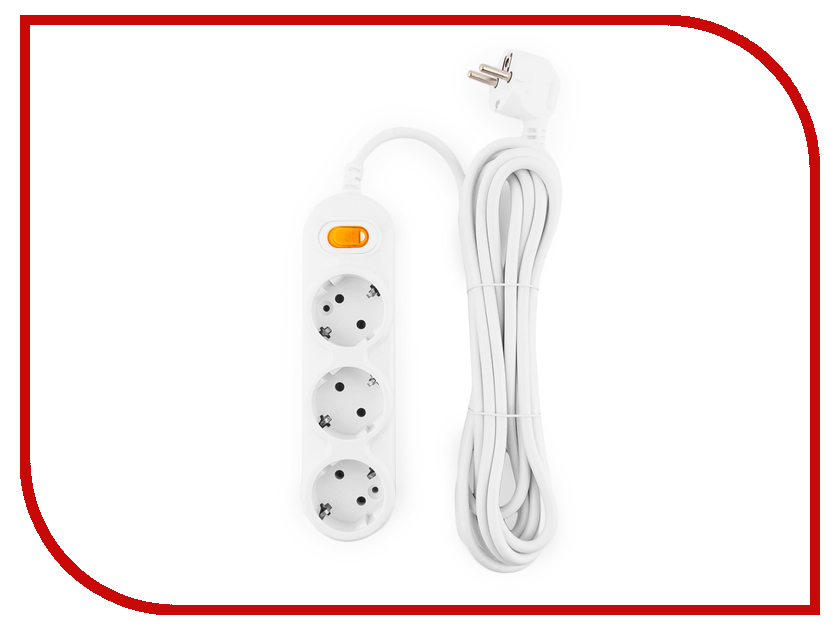 

Удлинитель Power Cube 3 Sockets 10A 5m PC-Y-5-3S-5