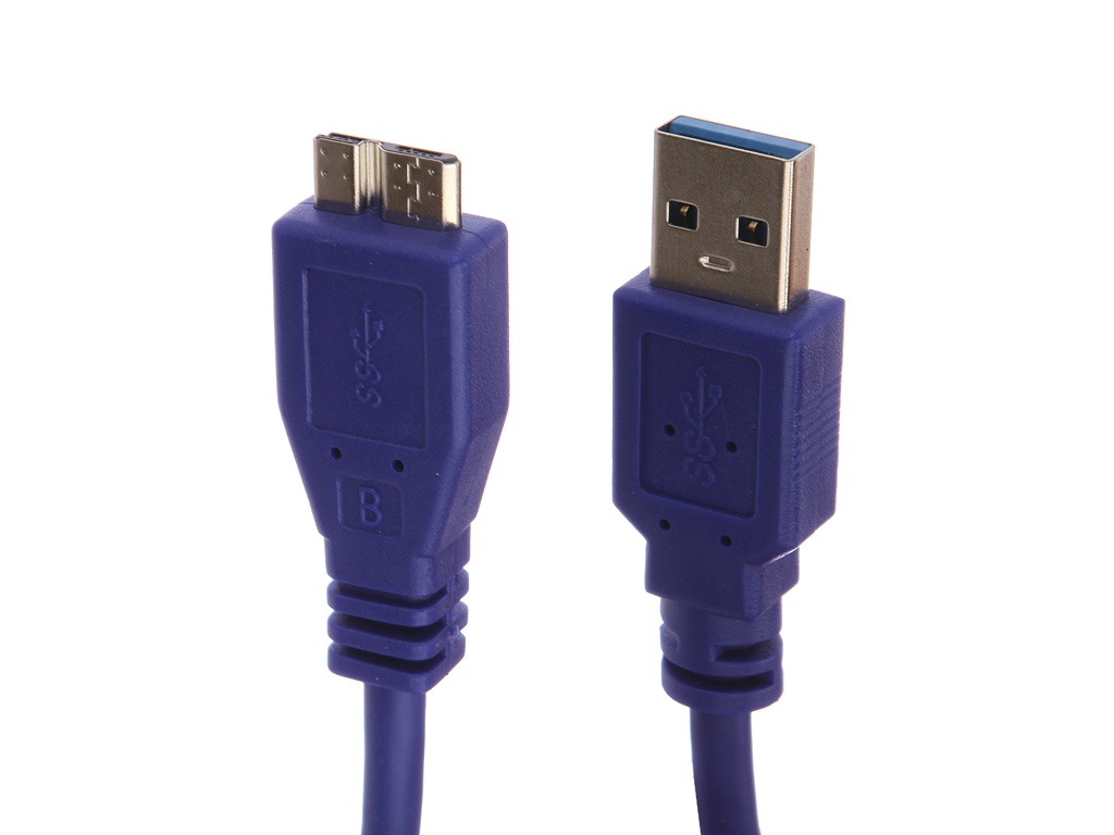 Аксессуар Gembird Cablexpert Pro USB 3.0 AM/microBM 9P 50cm Blue CCP-mUSB3-AMBM-0.5M cablexpert cc usb2 ambm 6