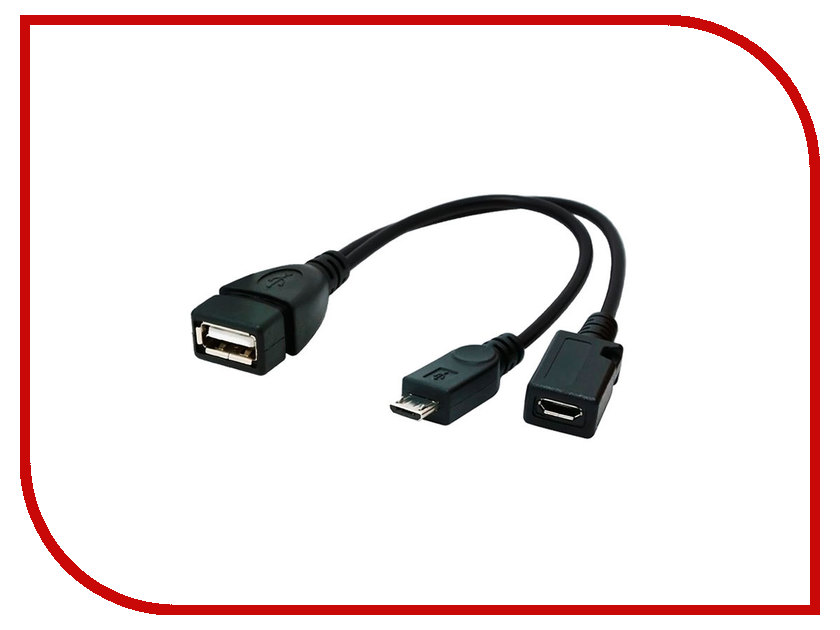 фото Аксессуар Gembird Cablexpert USB 2.0 OTG USBAF/MicroBM 15cm A-OTG-AFBM-04