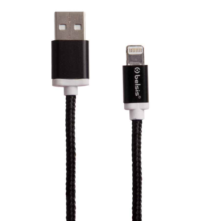 фото Аксессуар Belsis Lightning - USB A 1.3m Black BS3002B