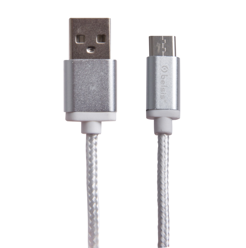 

Аксессуар Belsis USB 2.0 A - USB Type-C 1.3m White BS3003W, BS3003W