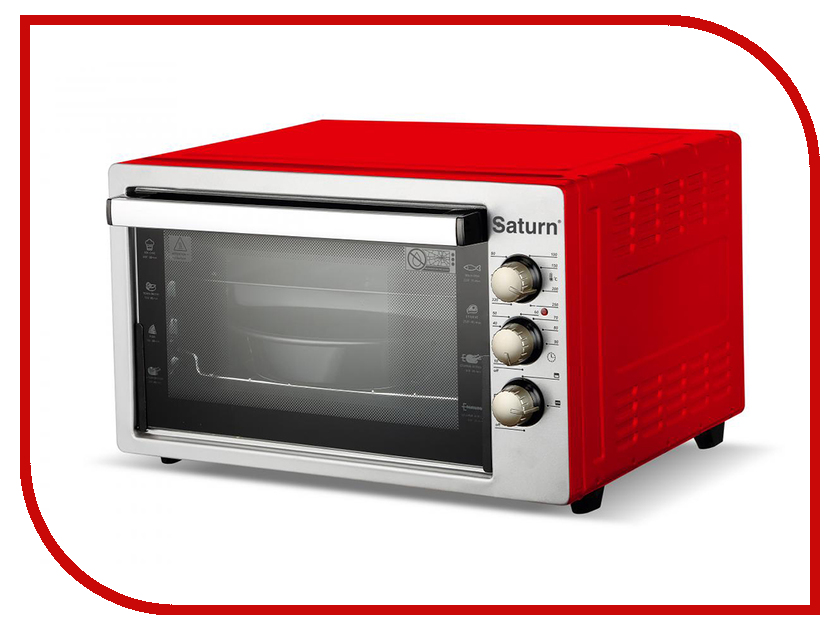 

Мини печь Saturn ST-EC1087 Red