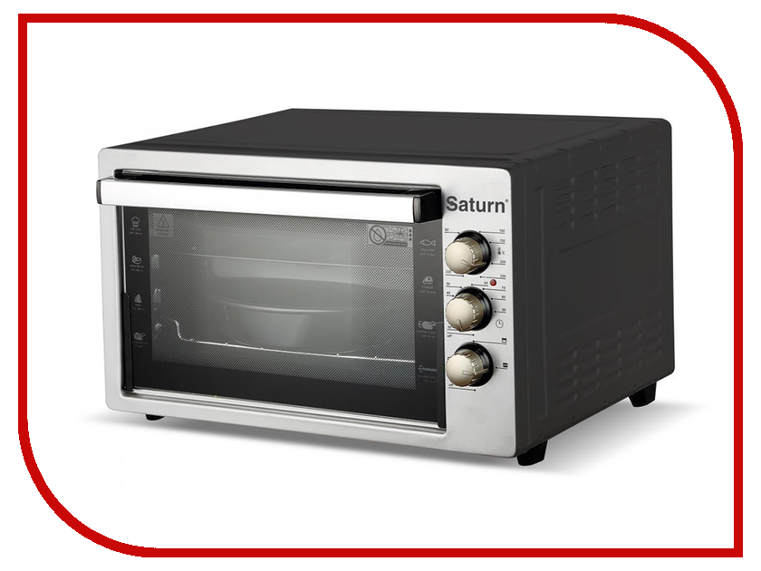

Мини печь Saturn ST-EC1087 Black