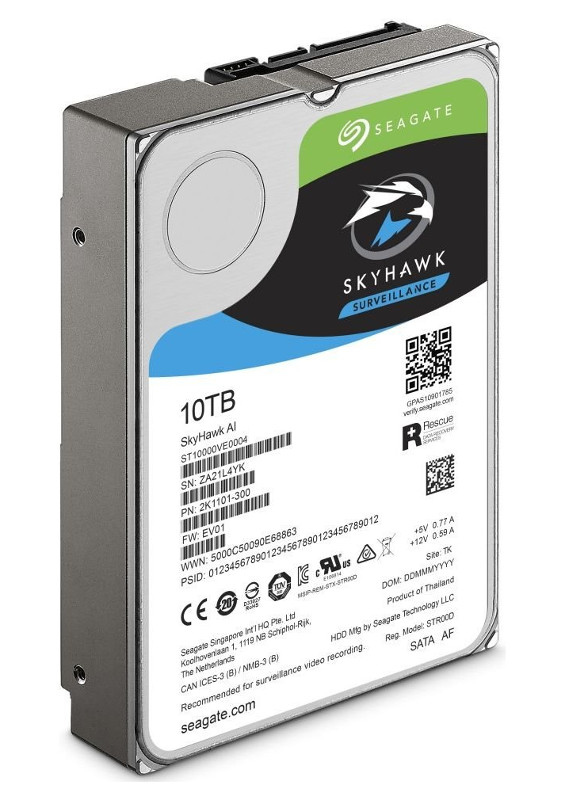 

Жесткий диск 10Tb - Seagate SkyHawk AI ST10000VE0004, ST10000VE0004