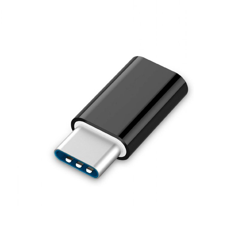 фото Аксессуар Gembird Cablexpert microUSB - Type-C Black A-USB2-CMmF-01