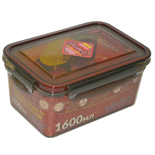 

Контейнер Виолет 093/161 1600ml Smoky 4627106338903, 093/161