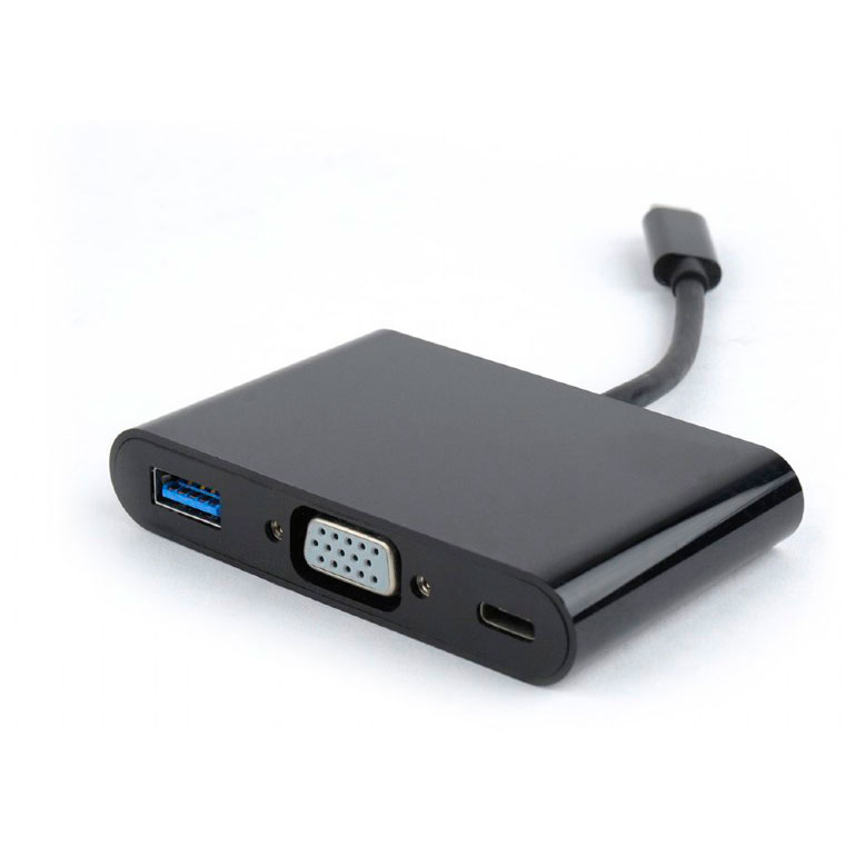  Gembird Cablexpert 3 in 1 USB-C to VGA + USB3 + USB-C A-CM-VGA3in1-01