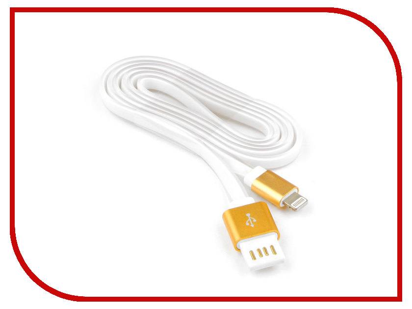 

Аксессуар Gembird Cablexpert USB AM/Lightning 8P 1m Gold CC-ApUSBgd1m